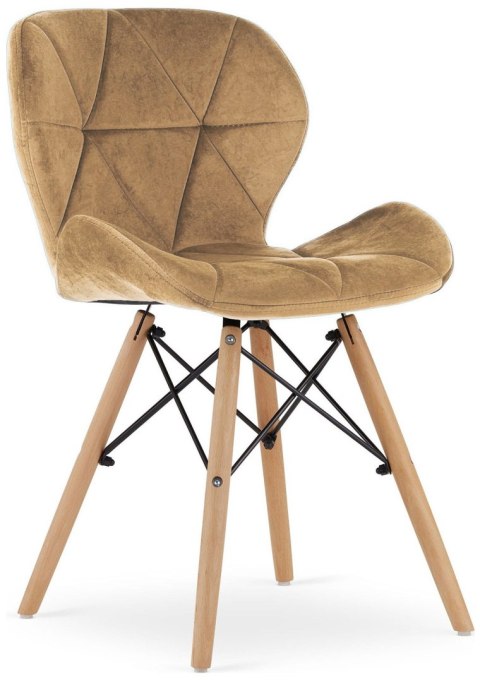 Krzesło tapicerowane VASTO SAND VELVET