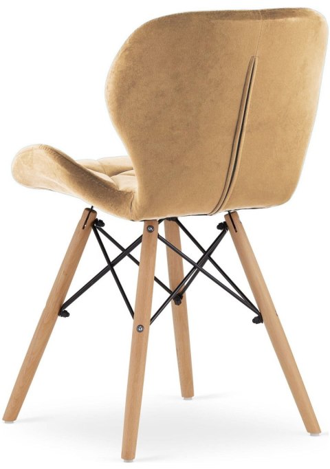 Krzesło tapicerowane VASTO SAND VELVET