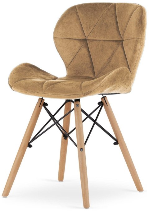 Krzesło tapicerowane VASTO SAND VELVET