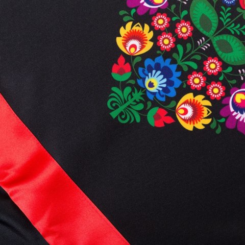 Nitly FOLK Fartuszek Sukienka fartuch damski CZARNY