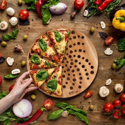 Pizza Aerator Deska do Pizzy 35 cm z Otworami