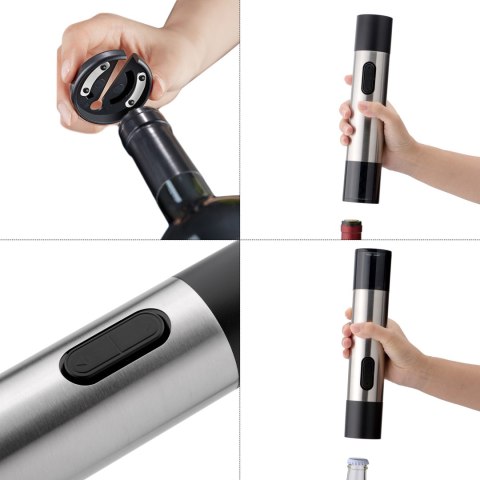 Duo Twister diVinto - Elektryczny otwieracz do wina i piwa - akcesoria