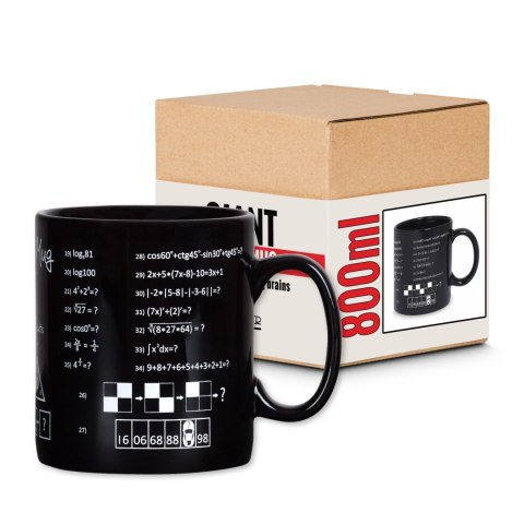 Gigantyczny Kubek Geniusza Matematyka Programisty