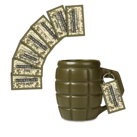 Gigantyczny Kubek Granat Zielony prezent dla niego