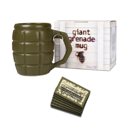 Gigantyczny Kubek Granat Zielony prezent dla niego