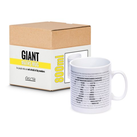 Gigantyczny Kubek Matematyka Programisty pi