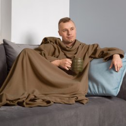 Kocyko - Szlafrok Cappuccino ciepły koc z rękawami