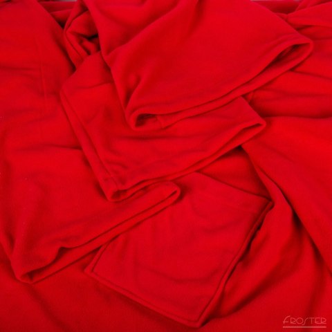 Kocyko - Szlafrok dla Pary Czerwony koc z rękawami