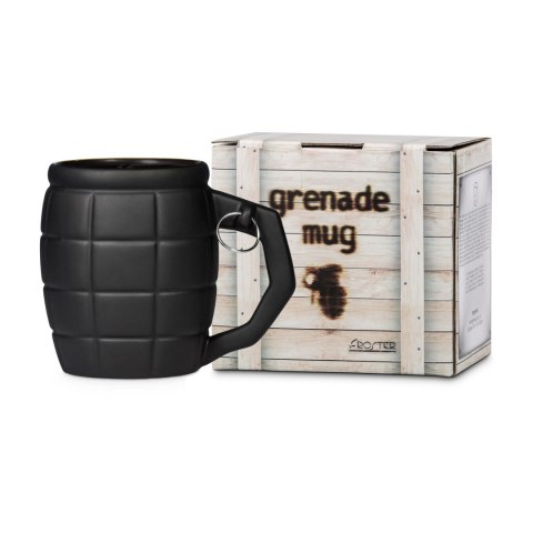 Kubek Granat Czarny 450ml dla niego chłopaka męża