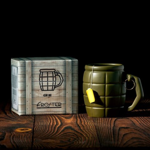 Kubek Granat Zielony 450ml dla niego chłopaka męża