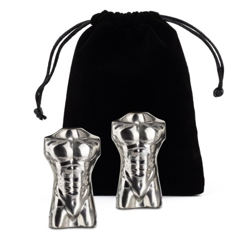 Metalowe kostki do drinków chłodzące 2x Mężczyzna