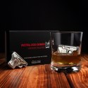 Metalowe kostki do drinków chłodzące 2x pistolet