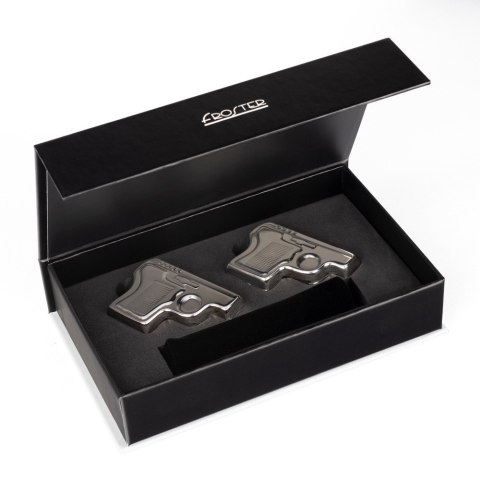 Metalowe kostki do drinków chłodzące 2x pistolet