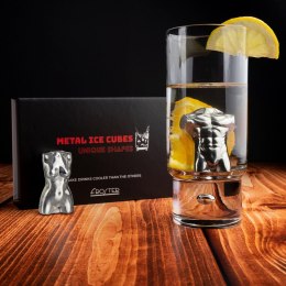 Metalowe kostki do drinków prezent dla pary ślub