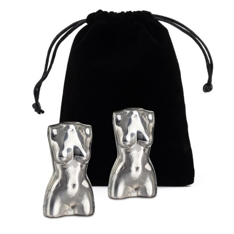 Metalowe kostki do whisky Kobieta chłodzące niego