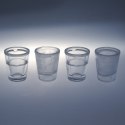 Nietopniejące kieliszki lodowe do wódki zestaw