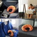 Grzejący Croissant poduszka na szyję kark termofor