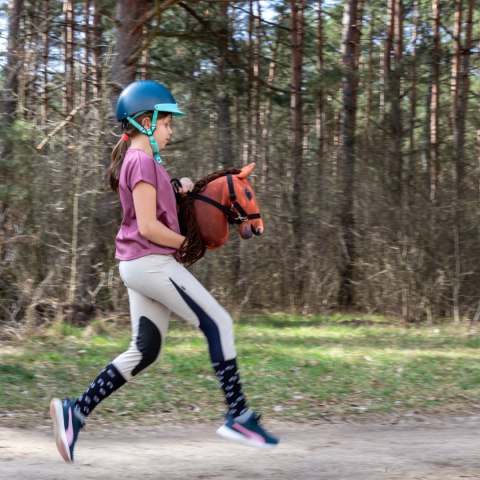 Hobby Horse Skippi - Bursztyn - duży koń na kiju - A3 - kantar - jak żywy