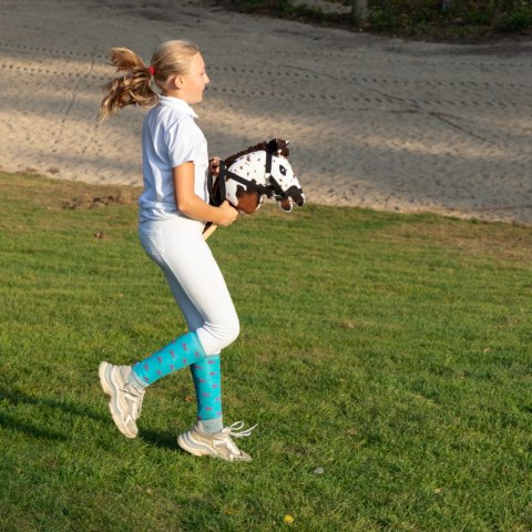 Hobby Horse Skippi - Gniado - srokaty A5 - z kantarem i wodzami - polski