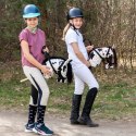 Hobby Horse Skippi - Gniado - srokaty - duży koń na kiju - A3 - z kantarem