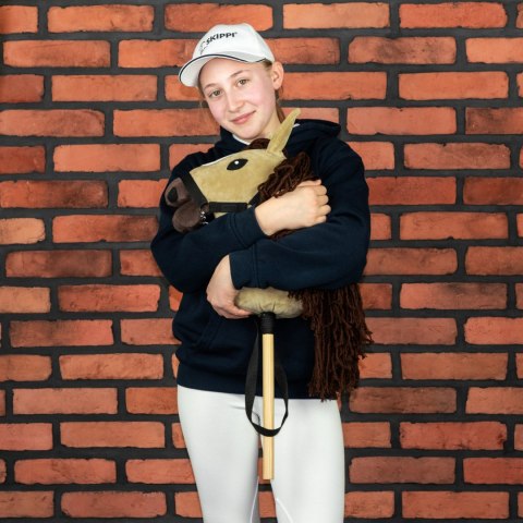 Hobby Horse Skippi - Karmel - duży koń na kiju - A3 - kantar w zestawie
