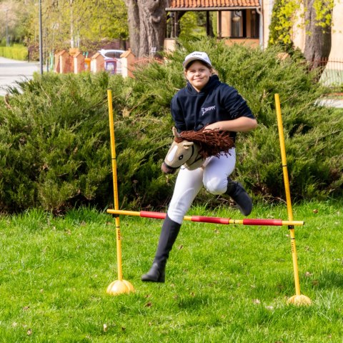 Hobby Horse Skippi - Karmel - duży koń na kiju - A3 - kantar w zestawie