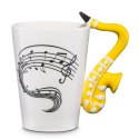 Kubek Muzyka - Saksofon - w pudełku prezentowym - prezent dla saksofonisty