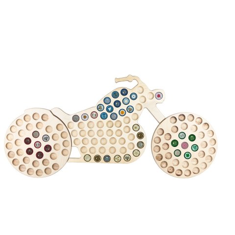 Łapacz Kapsli Motocykl tablica na kapsle piwosza