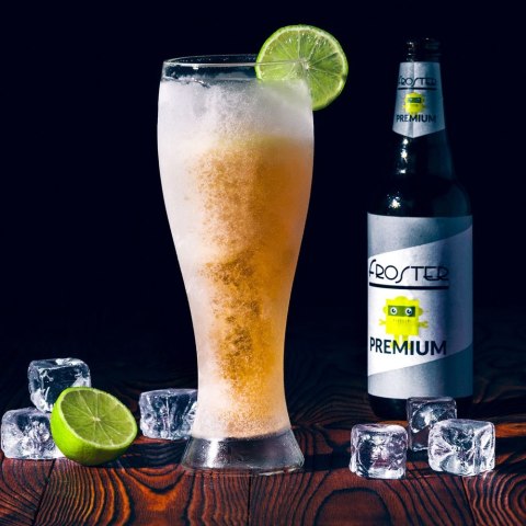 Lodowe Szkło do Piwa Płyn Chłodzące Kufel Szklanka