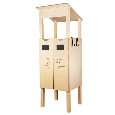 Skippi Stajnia dla Hobby Horse - podwójna, drewniana, polska produkcja