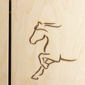 Skippi Stajnia dla Hobby Horse - podwójna, drewniana, polska produkcja