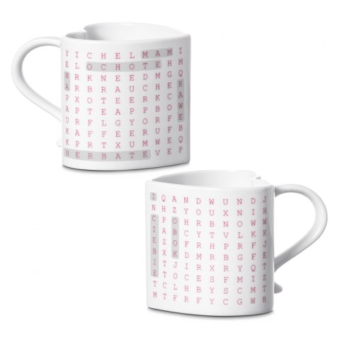 Zaskakujący Kubek Wykreślanka prezent Walentynki