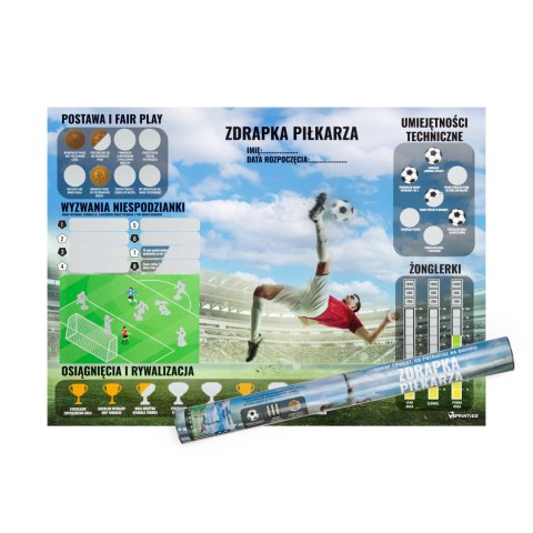 Zdrapka Piłkarza Sprintigo - prezent dla młodego piłkarza