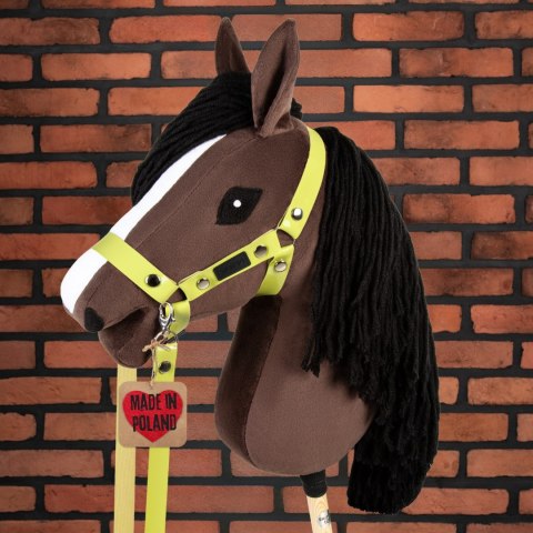 Skippi Kantar dla Hobby Horse - wodze, ekoskóra - jasny zielony