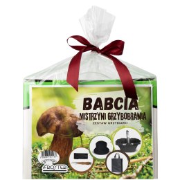 Zestaw Grzybiarki dla Babci - Babcia Mistrzyni Grzybobrania - Dzień Babci