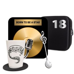 Zestaw Prezentowy dla Muzyka - Mikrofon - 18 urodziny - dla wokalisty
