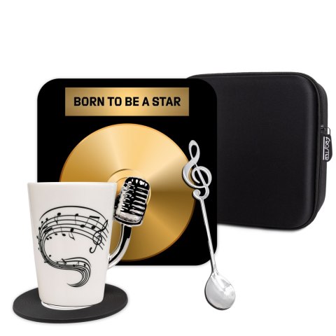 Zestaw Prezentowy dla Muzyka - Mikrofon - prezent dla wokalisty, dla DJ -a