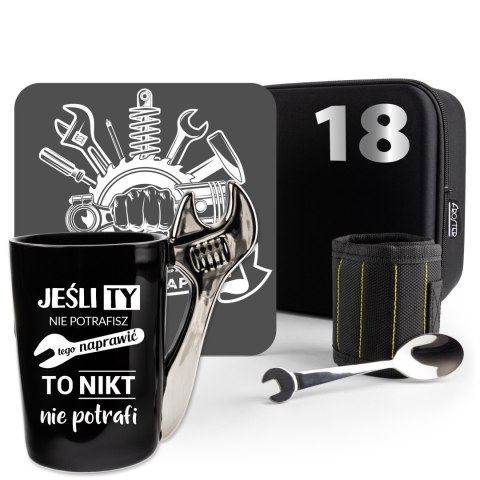 Zestaw Prezentowy dla Złotej Rączki - 18 urodziny - dla majsterkowicza