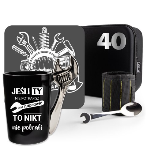 Zestaw Prezentowy dla Złotej Rączki - 40 urodziny - dla majsterkowicza