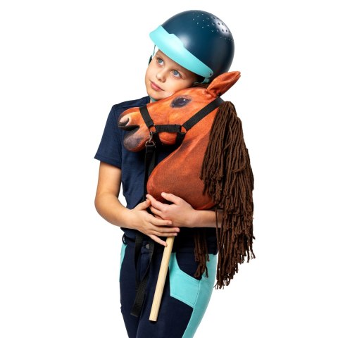 Zestaw Skippi - Hobby Horse Bursztyn i przeszkoda do skakania 135 cm