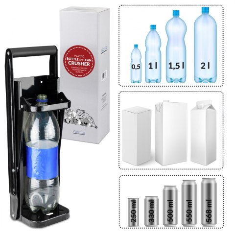 Gigantyczny Zgniatacz do Butelek Kartonów Puszek