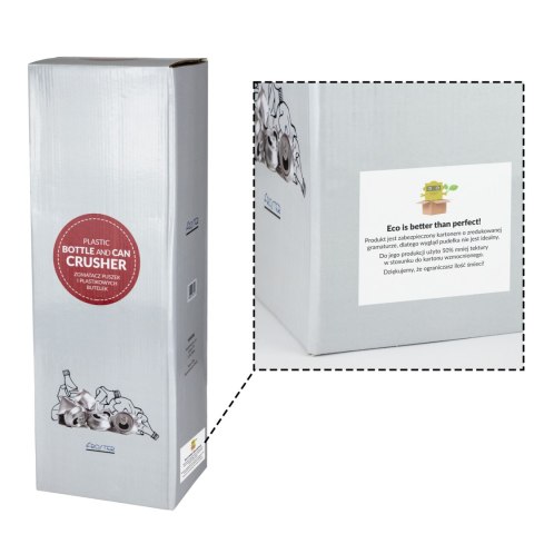 Gigantyczny Zgniatacz do Butelek Kartonów Puszek