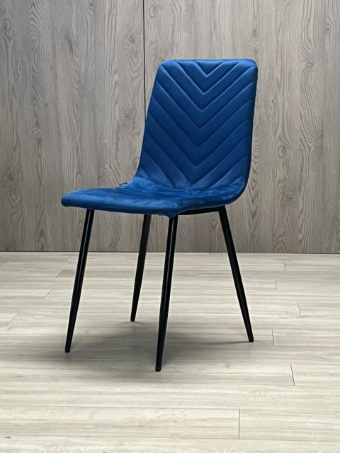 Krzesła tapicerowane TRIO VELVET zestaw 4 sztuk kolory do wyboru