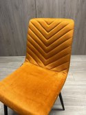 Krzesło tapicerowane TRIO VELVET HONEY