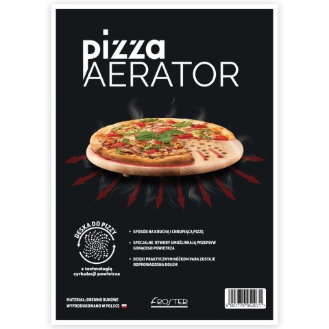 Pizza Aerator Deska do Pizzy 35 cm z Otworami