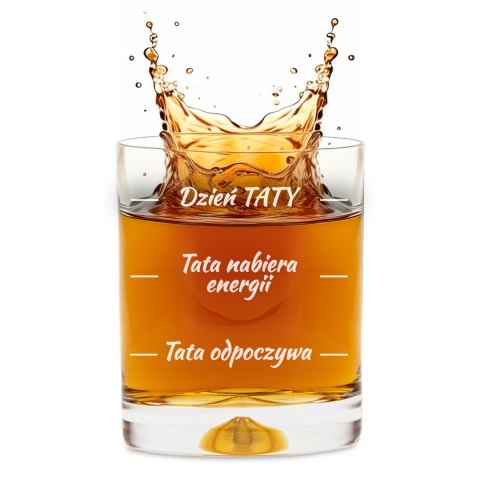 Szklanka do whisky dla Taty - Prezent dla Taty - Prezent na Dzień Ojca