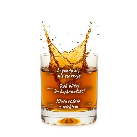 Urodzinowa szklanka do whisky - prezent na 30 urodziny