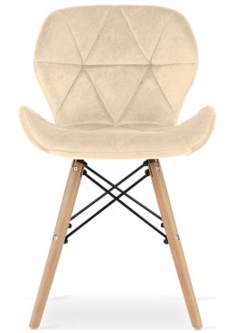 Krzesło tapicerowane VASTO CREAM VELVET