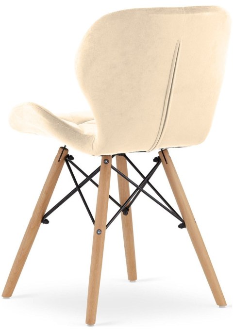 Krzesło tapicerowane VASTO CREAM VELVET