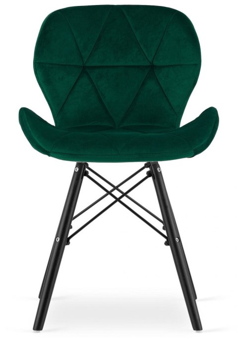 Krzesło tapicerowane VASTO GREEN FOREST VELVET SMOKE